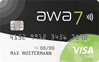 AWA 7® Visa Kreditkarte